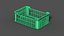 Skrzynka na owoce plastikowa Low-poly PBR 8K
