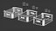 Skrzynka na owoce plastikowa Low-poly PBR 8K