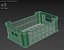 Skrzynka na owoce plastikowa Low-poly PBR 8K