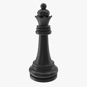3D chess queen