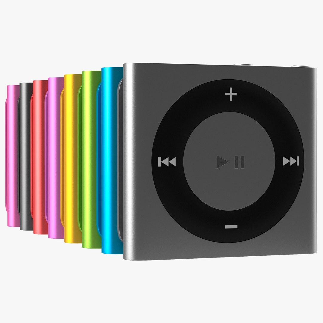 iPod Shuffle Set 3D Models 3D model preview