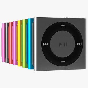 iPod Shuffle Set 3D Models