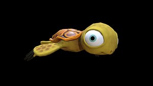 3D model Stylized Cartoon Sea Turtle