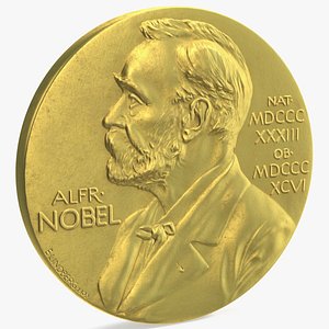 Nobel Medal in Physiology or Medicine 3D model