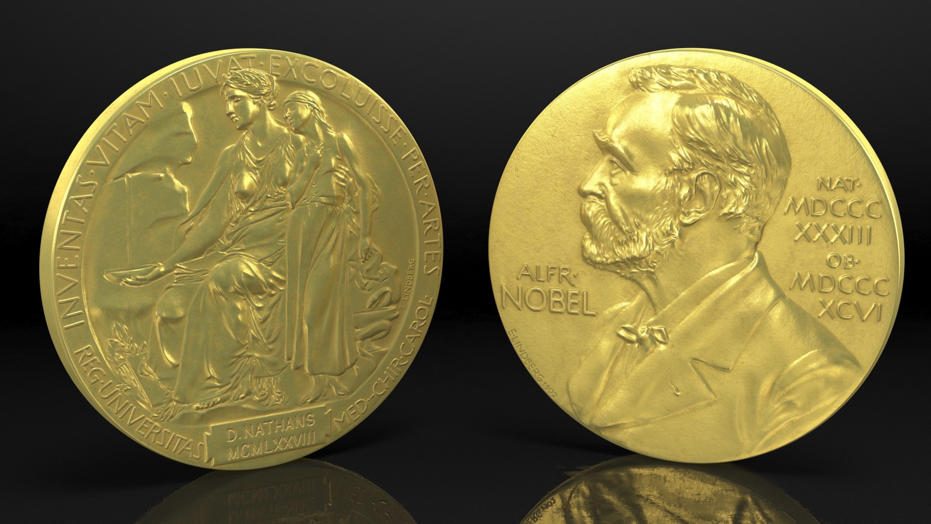 Nobel Medal In Physiology Or Medicine 3D Model - TurboSquid 1851570