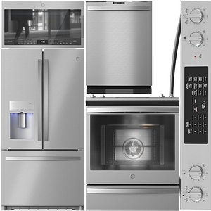 3D GE Appliance Collection 01 JS760SPSS PVM9005SJSS PDT715SYNFS model