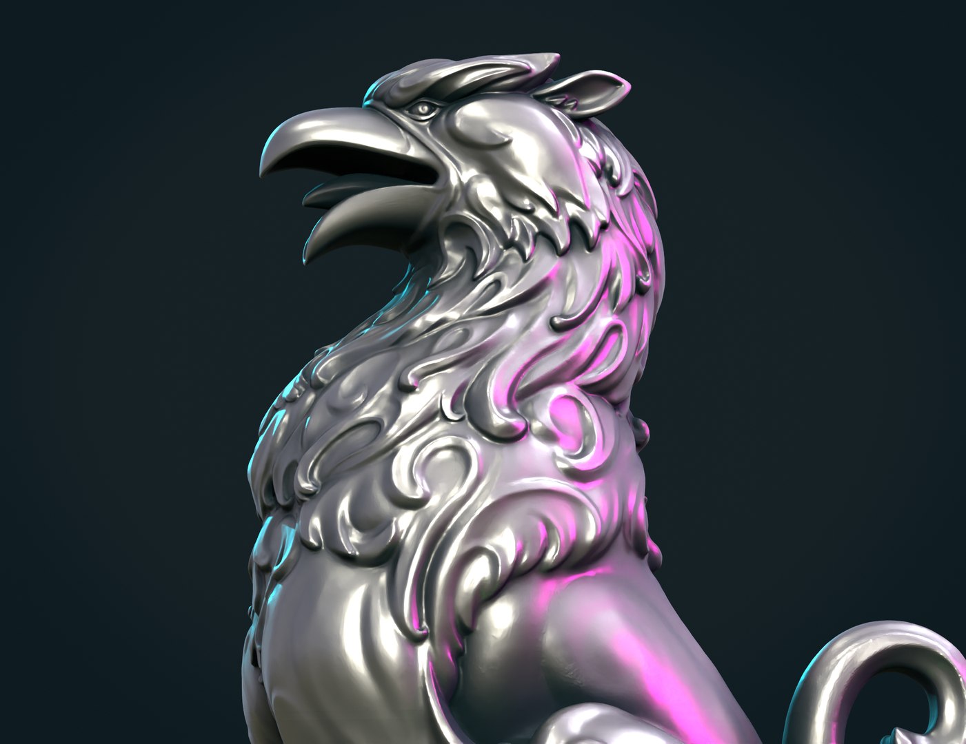 3D Griffon Printable Model - TurboSquid 1982947