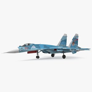 FlankerD Sukhoi Su-33 Multirole Fighter Rigged