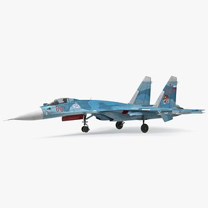 FlankerD Sukhoi Su-33 Multirole Fighter Rigged