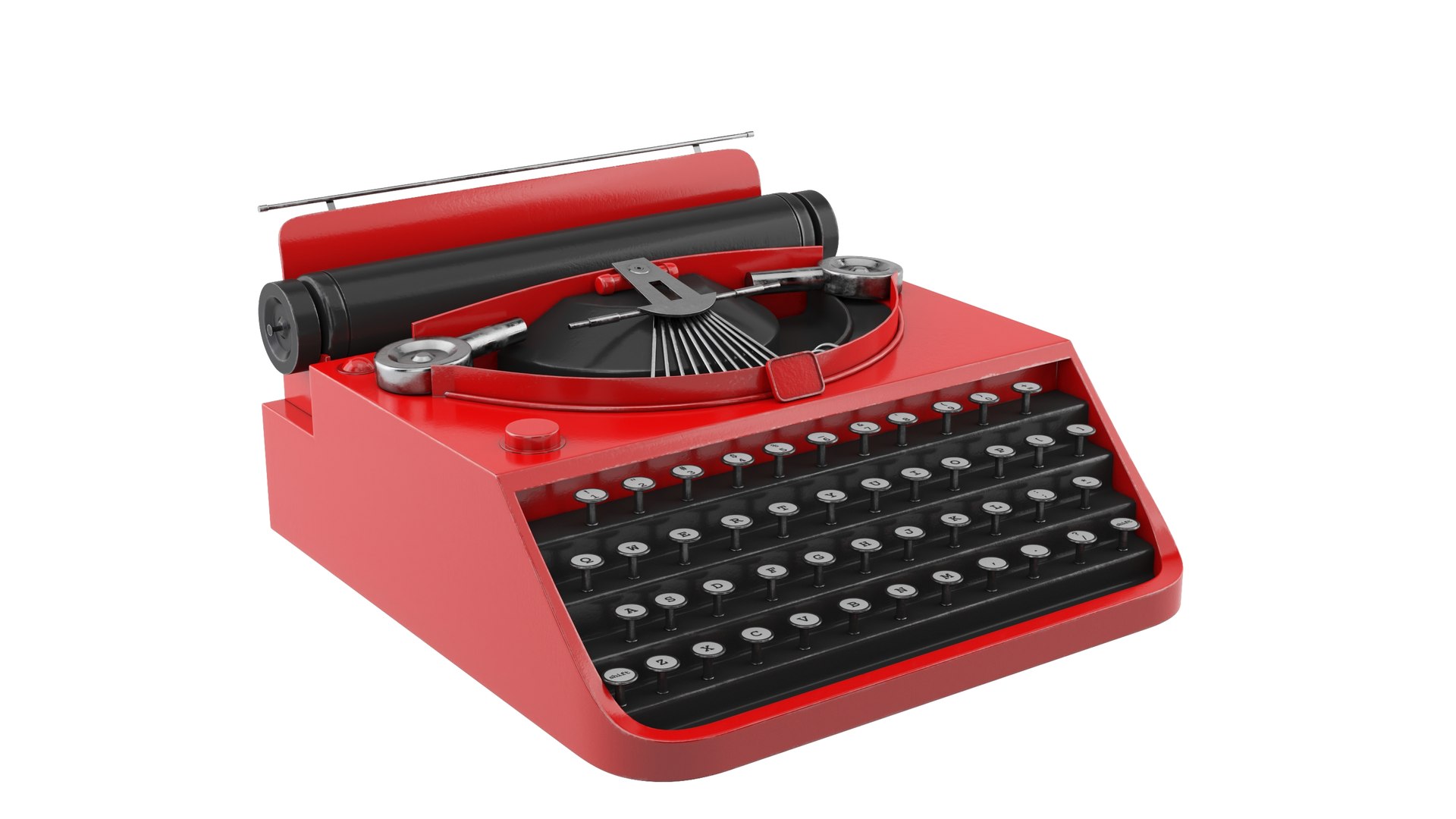 Vintage Typewriter 3D - TurboSquid 2068012