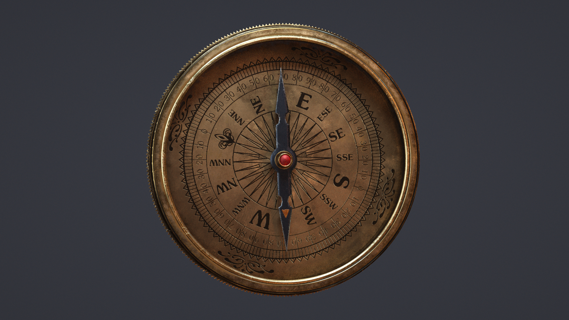 3D Compass - TurboSquid 1445740