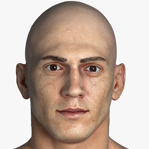 PBR Real Mike Human Head Neutral Pose 01