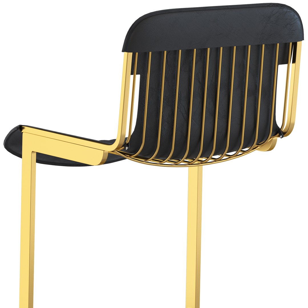 CB2 Rake Counter Stool 3D Model - TurboSquid 2163808