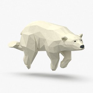 polar-bear---swimming 3D