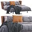 Cama de couro NOONU por Bebitalia