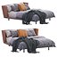 Cama de couro NOONU por Bebitalia