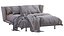 Cama de couro NOONU por Bebitalia
