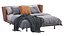 Cama de couro NOONU por Bebitalia