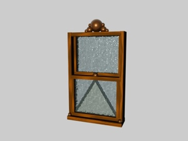stylish window 3d c4d