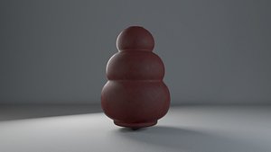 3d rubber kong dog toy