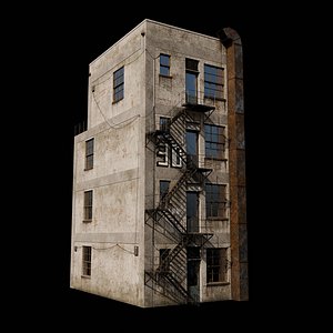 Abandoned Industrial Building model