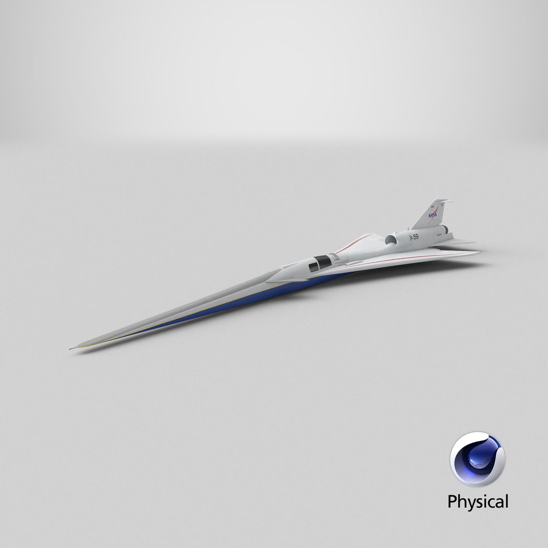 Lockheed Martin X-59 QueSST 3D model https://p.turbosquid.com/ts-thumb/ZL/4wRjey/CS/stemcell_cinema_4d_physical_render/png/1752090781/1920x1080/fit_q87/580d25cd93719753666a6236d18637c44069e722/stemcell_cinema_4d_physical_render.jpg