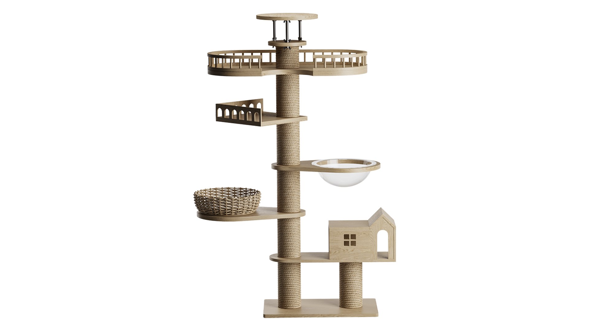 3D Feline Funhouse Model - TurboSquid 2395486