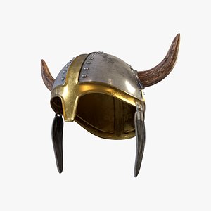 Viking Helmet 3D model