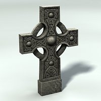 celtic cross 1 (lowpoly)