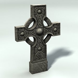 celtic cross 1 (lowpoly)