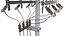 Distribution Electric Pole