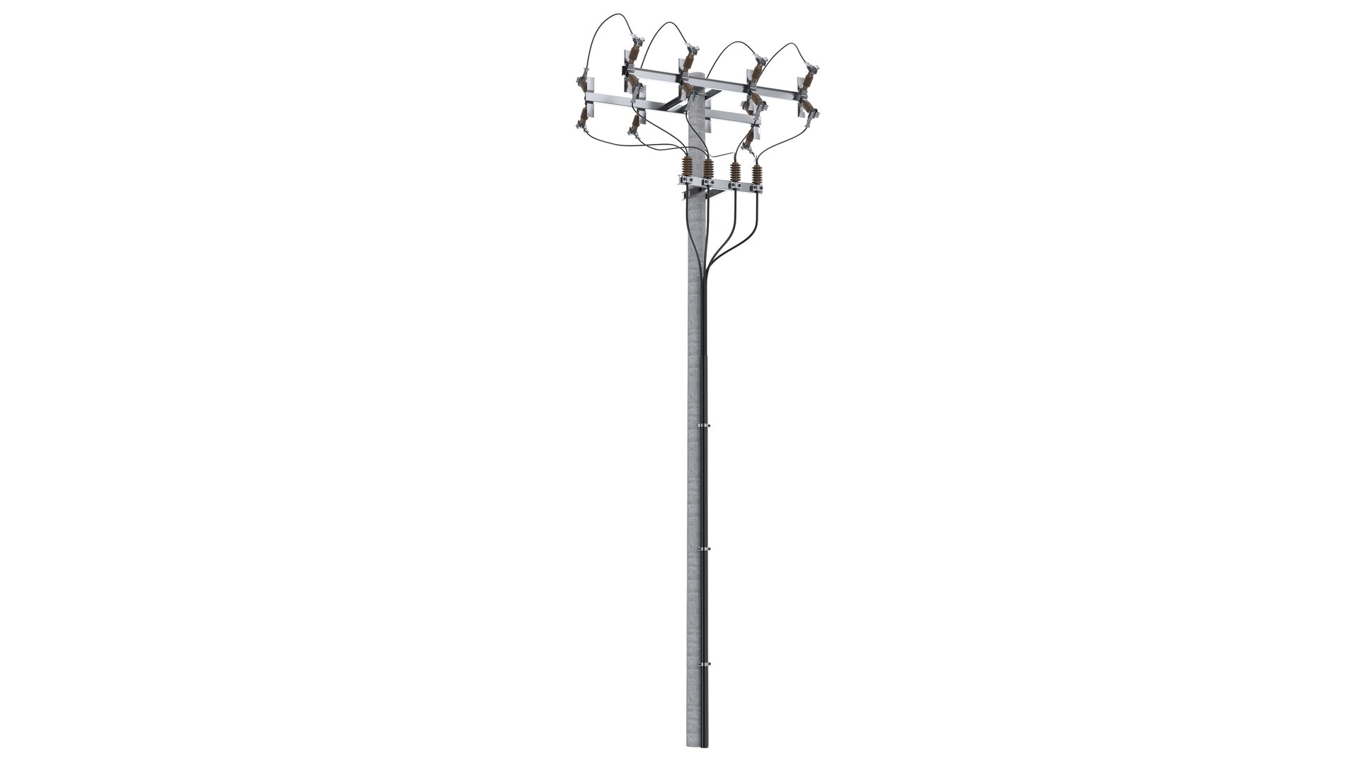 3D model Distribution Electric Pole https://p.turbosquid.com/ts-thumb/ZL/BwvmDF/k3/distributionelectricpole5/jpg/1725033606/1920x1080/fit_q87/b338b7e5fac4fe7af4314608ce65f7c721cbb201/distributionelectricpole5.jpg