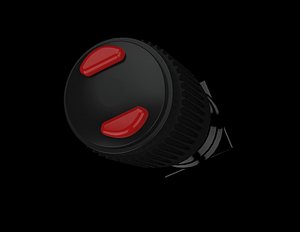 3D Hall Effect Joystick 3d cad obj model