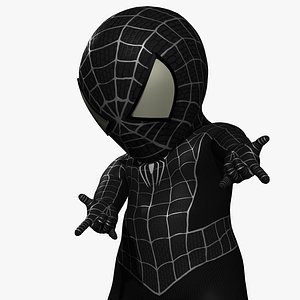 3d spider-baby black model