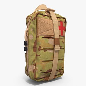 3D model Advanced Individual First Aid Kit Pouch Camouflage