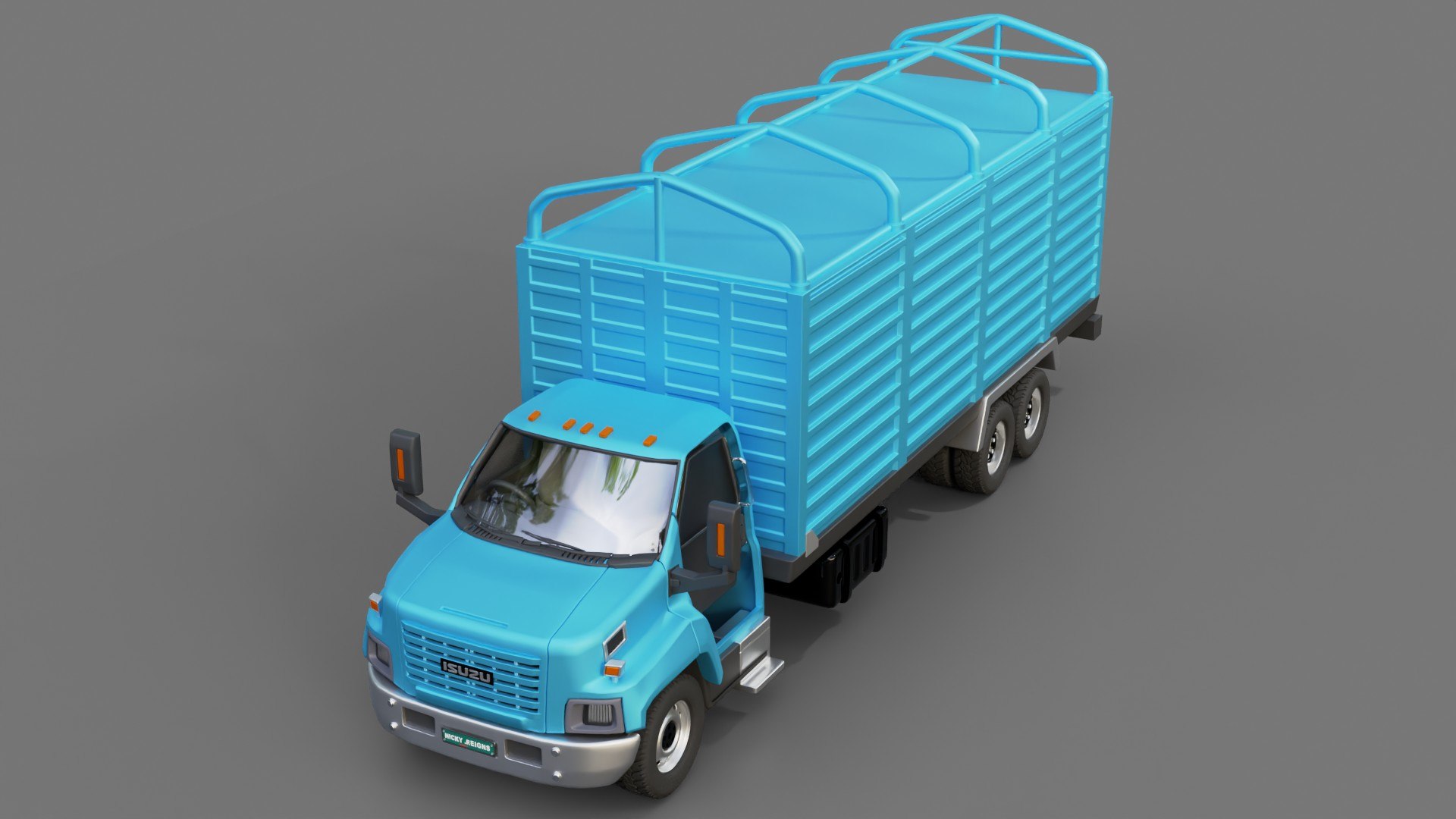 3D Isuzu H-Series Cargo Truck https://p.turbosquid.com/ts-thumb/ZL/bQfXWI/pd/isuzuhseriescargotruckrenderpreview0019/jpg/1788923873/1920x1080/fit_q87/b5c81ec22262a504a851a44a3f8d614a8e85ac0c/isuzuhseriescargotruckrenderpreview0019.jpg
