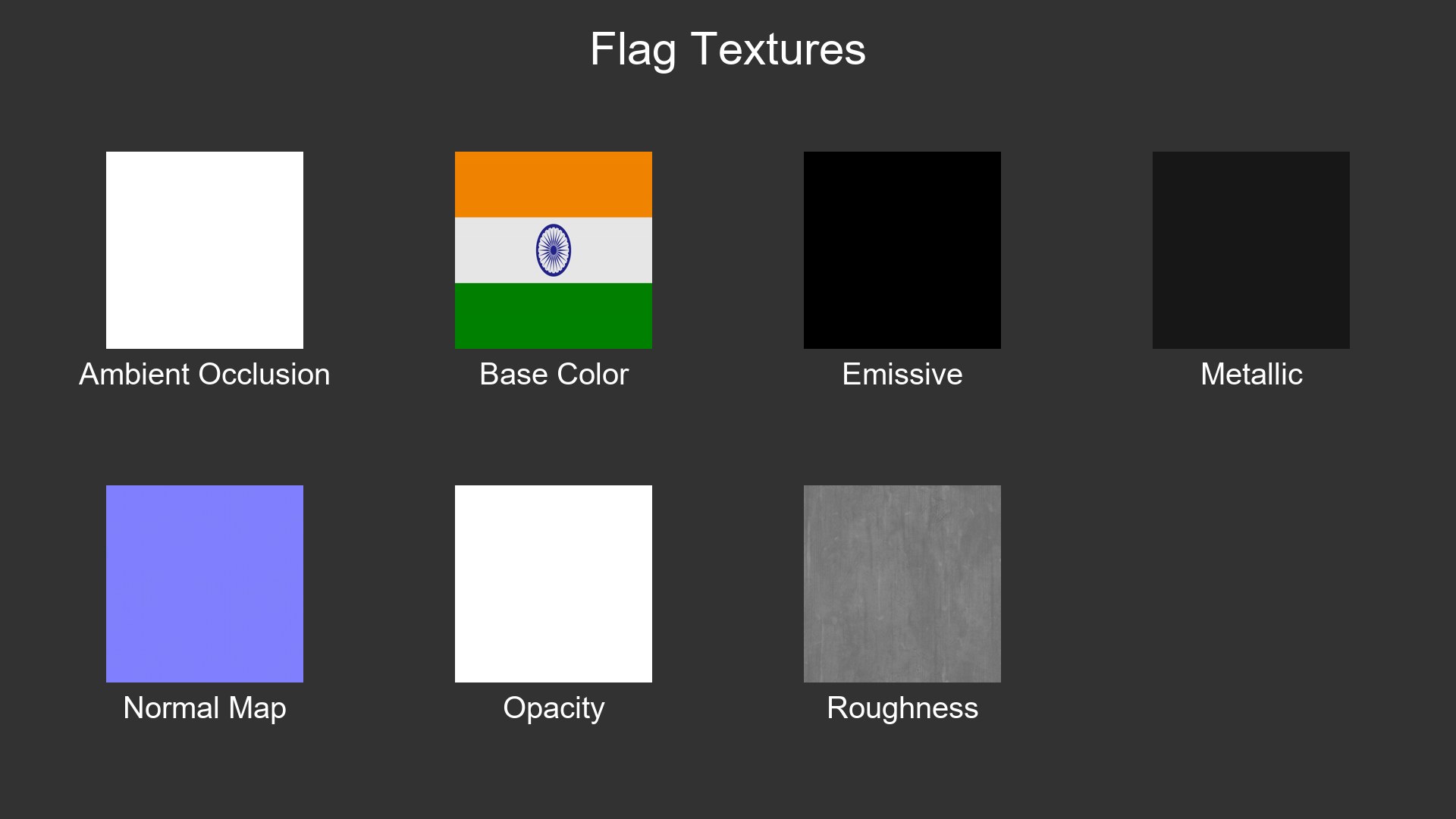 India Cloth Flag Wall Mount model https://p.turbosquid.com/ts-thumb/ZL/dToebX/Zx/flag_textures/png/1770229680/1920x1080/fit_q87/36d71dbe3af5797860abdd50ae5774c9dae1fab1/flag_textures.jpg