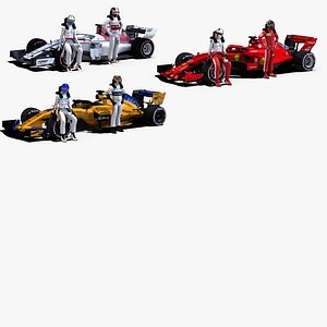 formula 2018 1 3D model