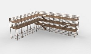 Scaffolding structure 2 3D model 3D model