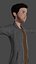 Man Cartoon Asmert Low-poly 3D model