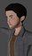 Man Cartoon Asmert Low-poly 3D model
