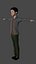 Man Cartoon Asmert Low-poly 3D model