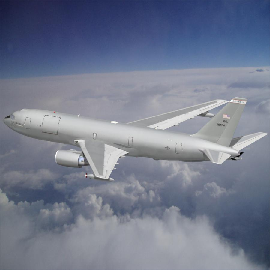 3d Kc 767 Tanker Transport Aircraft Model