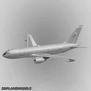 3d kc-767 tanker transport aircraft model