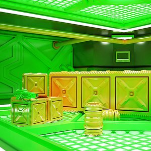 Sci-fi Corridor 04 HI-RES 3D model