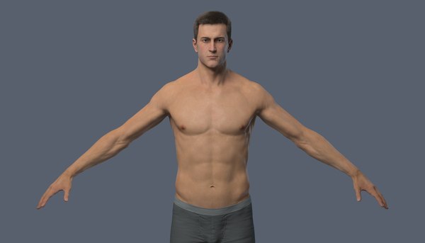 Male character realistic hair model - TurboSquid 1392753