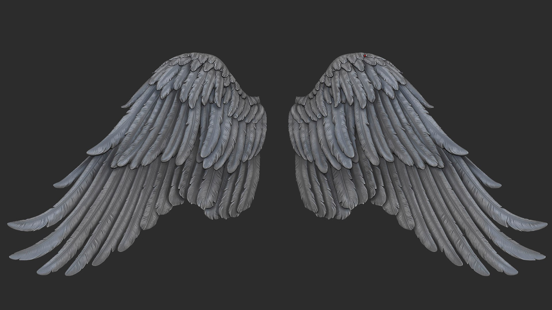 Wings I 3D Sculpting 3D Model - TurboSquid 2340452