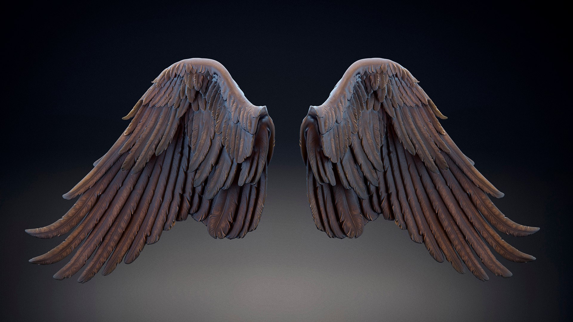 Wings I 3D Sculpting 3D Model - TurboSquid 2340452