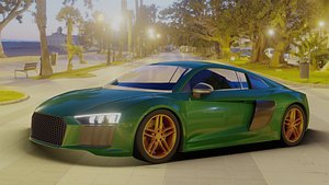 Full-Scale Audi R8 3D model