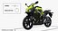 3D lightweight motorcycle generic rigged model